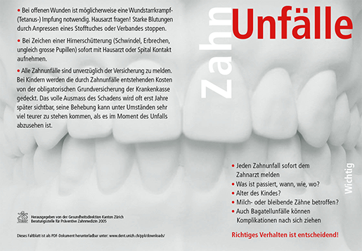 Zahnunfälle Zahnunfälle